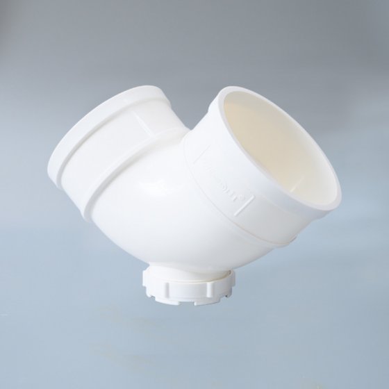 PVC-U带检查口弯头