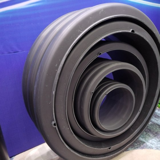 HDPE双壁波纹管材