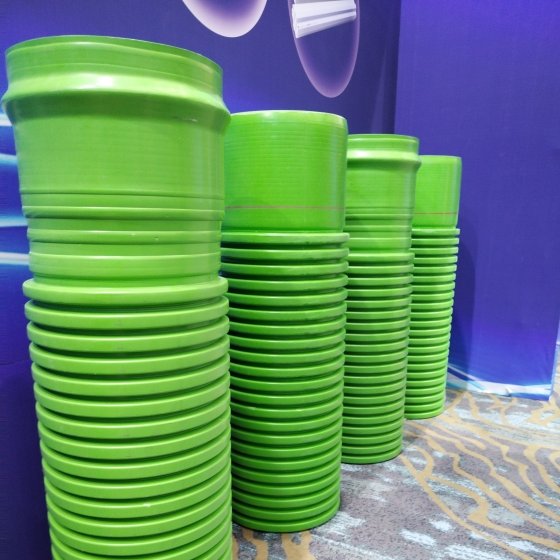 HDPE双壁波纹管材